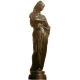Statue "Argence" en fonte patine vieux bronze