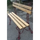 Banc "Touraine" en fonte d'aluminium