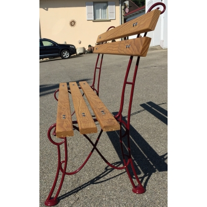 "Touraine" bench in cast aluminium at  Moinat SA  - Antiques and home décor