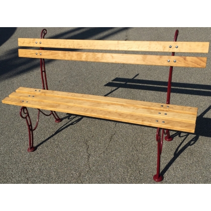 "Touraine" bench in cast aluminium at  Moinat SA  - Antiques and home décor