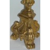 Carved, gilded wooden candlestick by Moinat SA – Antiques and home décor