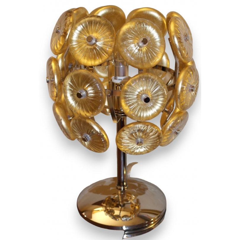 "Star" table lamp in gold-coloured crystal at  Moinat SA  - Antiques and home décor