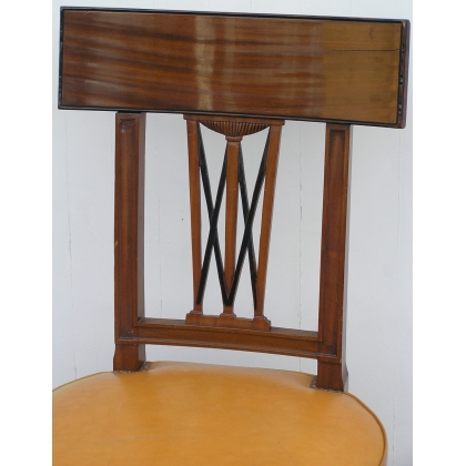 Directoire-style chair, in mahogany, from  Moinat SA  - Antiques and interior design