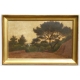 Painting "View of Provence", signed POTTER.