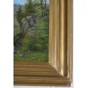 Paintings | Oil on cardboard painting "Gorge du Moinat SA  - Antiques and home décor