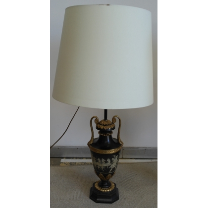  Paire de lampes en métal peint et sur  Moinat SA  - Antiquités décoration