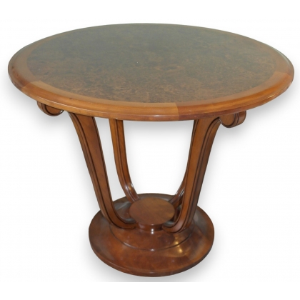  Guéridon rond Art Déco "Loda" en sur  Moinat SA  - Antiquités décoration