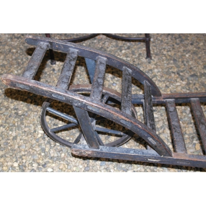 Wooden children’s wheelbarrow at  Moinat SA  - Antiques and home décor