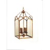 "Limoge" square lantern in gilded iron at Moinat SA – Antiques and home décor