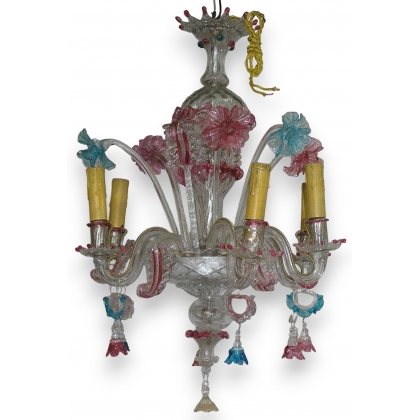 Lustre de Murano à 6 lumières