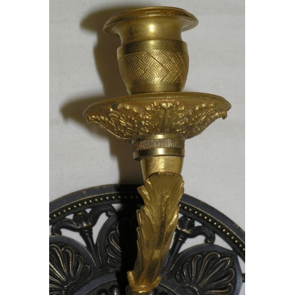  Applique Empire à 1 lumière en bronze sur  Moinat SA  - Antiquités décoration