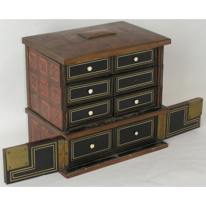 Miniature cabinet with 8 drawers, by Moinat SA – Antiques and home décor
