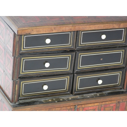 Miniature cabinet with 8 drawers, by Moinat SA – Antiques and home décor