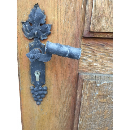  Paire de portes arquées en bois sur  Moinat SA  - Antiquités décoration