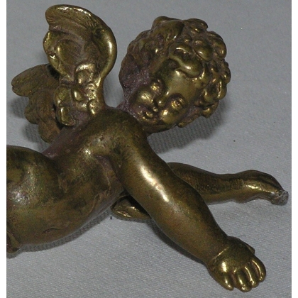  Sculpture en bronze doré "Ange" sur  Moinat SA  - Antiquités décoration