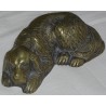  Sculpture en bronze "Chien couché" sur  Moinat SA  - Antiquités décoration