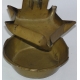 Lampe à huile orientale à 5 becs en laiton