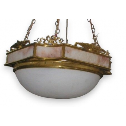 Lampe de plafond style Louis XV.