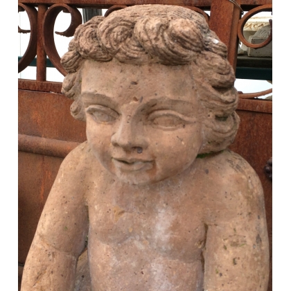  Goulot de fontaine "Amour" en pierre sur  Moinat SA  - Antiquités décoration