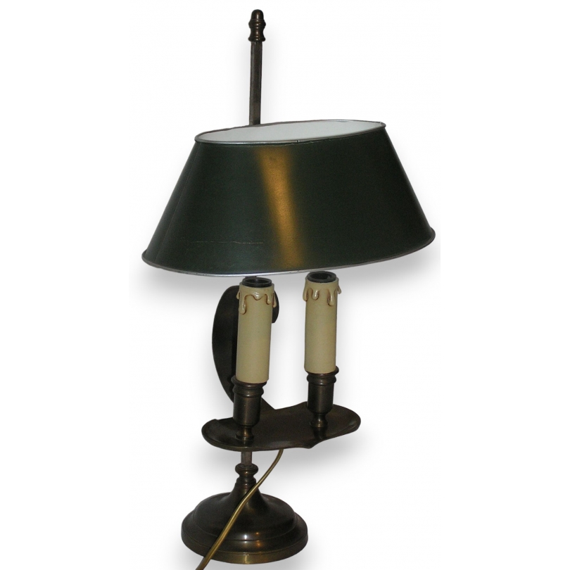  Lampe bouillotte à deux lumières en sur  Moinat SA  - Antiquités décoration