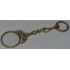Lorgnon en or et turquoise, du