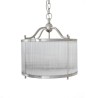 "Caglio" round nickel pendant light at Moinat SA – Antiques and home décor