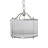 Suspension ronde "Caglio" en nickel