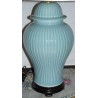  Lampe "Yantai" en porcelaine bleue avec sur  Moinat SA  - Antiquités décoration