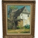 Tableau "Maison de Montmartre", signé.