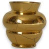  Vase en verre de St-Prex doré. 20ème sur  Moinat SA  - Antiquités décoration