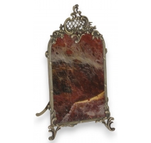 Porte-plume "Aigle" en régule et onyx