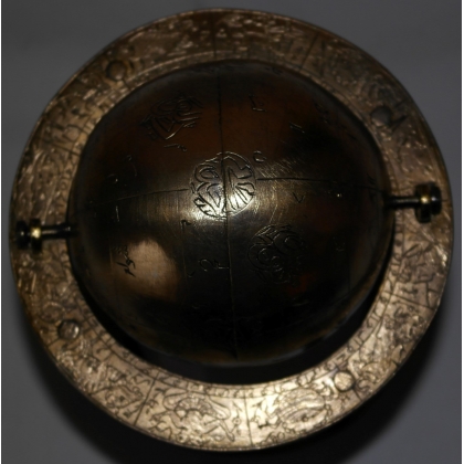 Iranian bronze armillary sphere at  Moinat SA  - Antiques and decorative items
