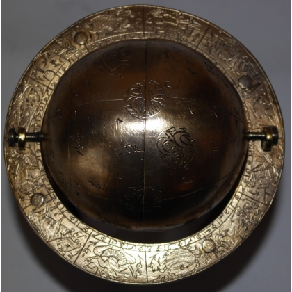 Iranian bronze armillary sphere at  Moinat SA  - Antiques and decorative items