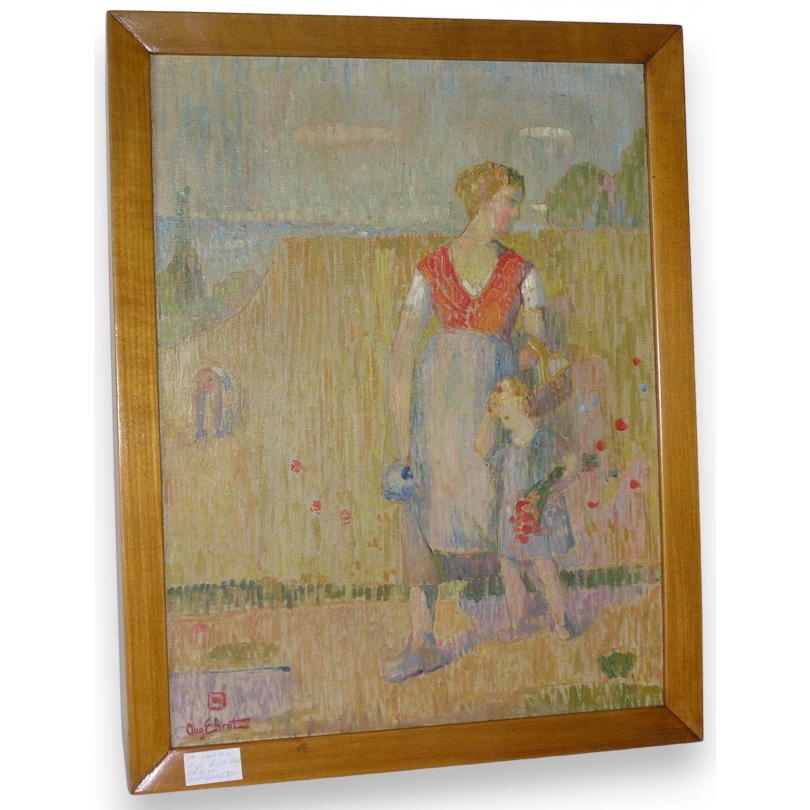 Paintings | Swiss oil-on-canvas painting by Moinat SA  - Antiques and home décor