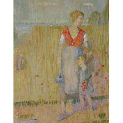 Paintings | Swiss oil-on-canvas painting by Moinat SA  - Antiques and home décor