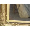 Paintings | Painting entitled ‘Woman Spinning’, monogrammed V.M. Moinat SA  – Antiques and home décor