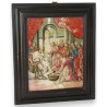  Tableau fixé sous verre scène religieuse sur  Moinat SA  - Antiquités décoration