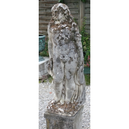 Pair of garden statues ‘Man and’ by Moinat SA – Antiques and home décor