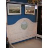 Painted wooden four-poster bed at Moinat SA – Antiques and home décor