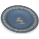 Assiette bleue anglaise ronde, Wedgwood
