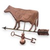 Copper ‘Cow’ weather vane at Moinat SA – Antiques and home décor