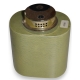 Briquet de table en galuchat vert