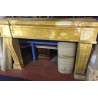  Cheminée Restauration, en marbre jaune sur  Moinat SA  - Antiquités décoration