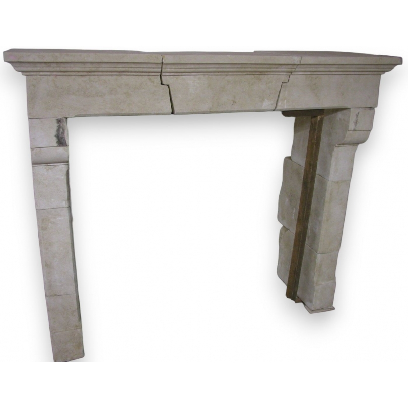 Chimenea, charentaise de piedra caliza - Moinat SA - Antiquités décoration