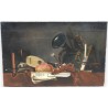 Paintings | Oil on canvas "Attributes of Moinat SA" – Antiques and home décor
