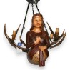 'Sirène' 6-light horn chandelier at Moinat SA – Antiques and home décor