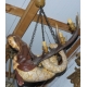 Sculpture en bois Taureau signée BOUTILLON