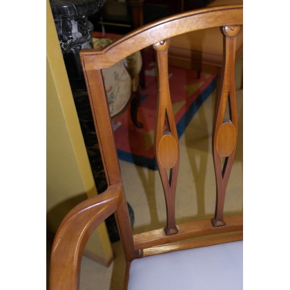 Fauteuil à barreaux style anglais
