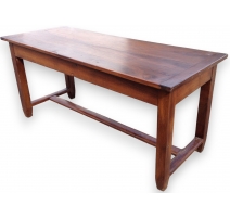 Table de ferme suisse en noyer