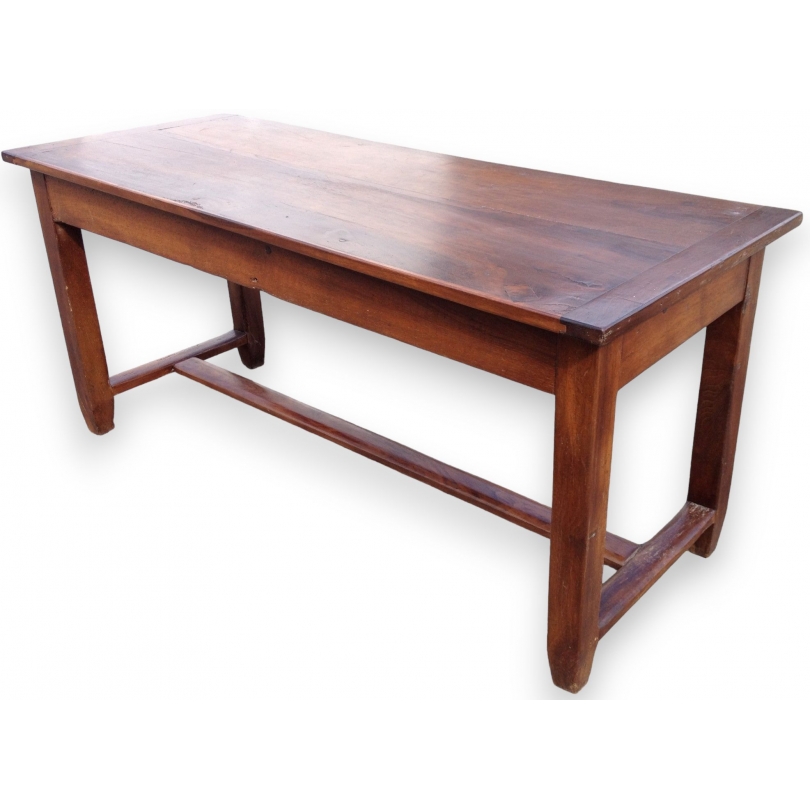 Table de ferme suisse en noyer